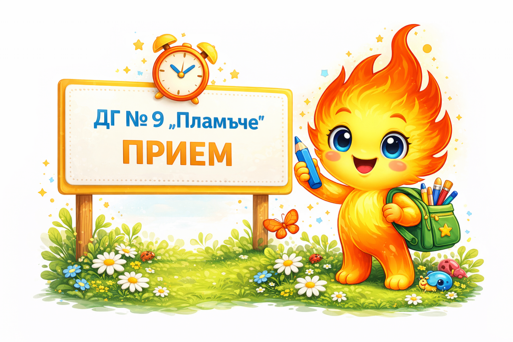 Прием - ДГ 9 Пламъче - София, Суходол